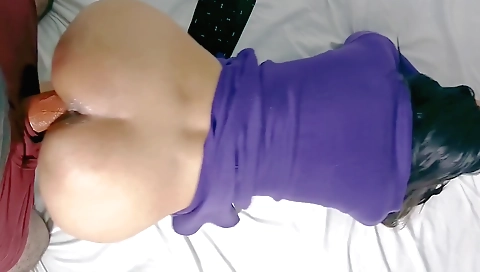 Indian girl getting fucked in the doggy pose in pov porn