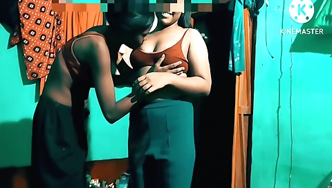 Horny video with amazing lesbian action in amateur sex