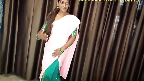Solo masturbation of a hot Indian lady with big boobs