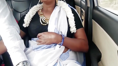 Indian bhabi car sex video - car drive for fucking with stepson