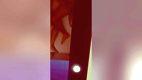 Amateur brunette with small tits and short legs sharing a dick