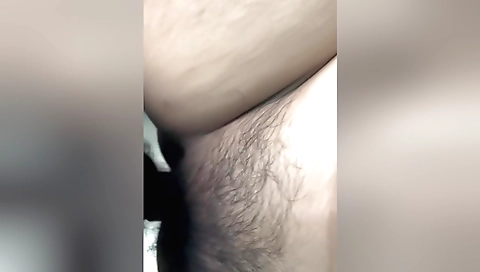 Amateur busty girl with big boobs fucked by her man