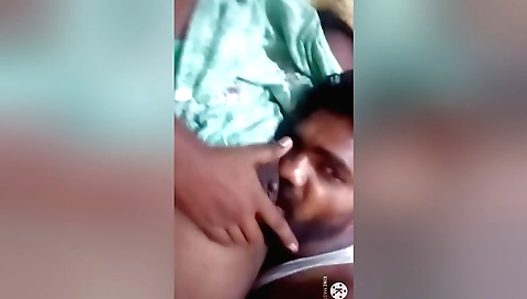 Sexy amateur girl shows her big boobs on the webcam