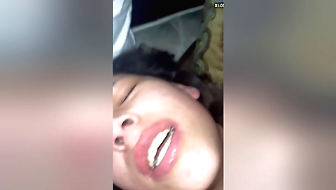 Indian brunette with a shaved pussy 1st class amateur video