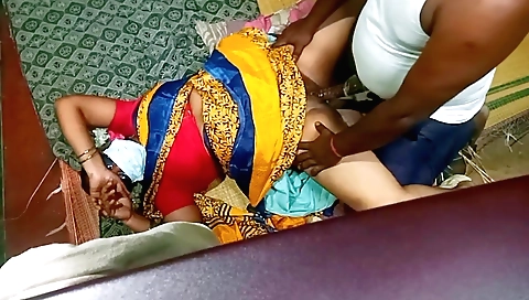 Indian girl is masturbating while with her teacher