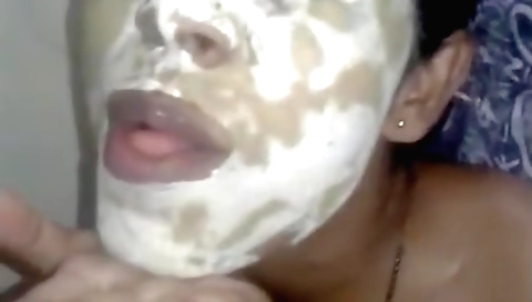 Indian brunette hairy slut in shower 3rd sex clip 2