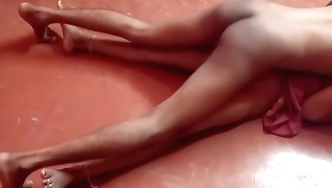 Indian amateur girl plays with lover and gets really hard