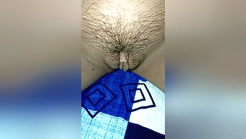 Hairy cunt fetish video and big hard dick on the bed