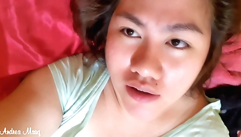 Amateur fetish with a hairy pussy in the camera view