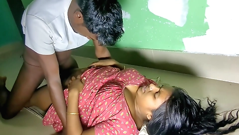 Indian brunette with a sexy body is getting fucked