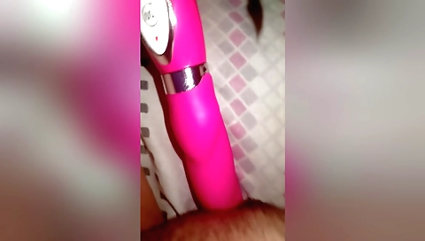 Indian teen with a hairy vagina masturbates with a vibrator