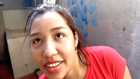 Brunette 18+ amateur video showing her riding the bus