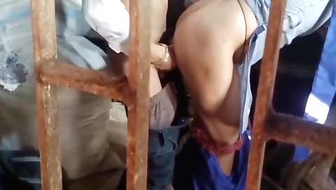 Indian redheaded teen caught having fun with big dick