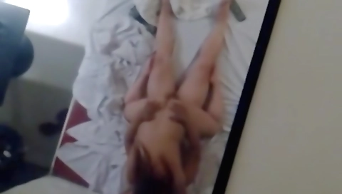 Brunette takes out a camera for amateur sex on webcam