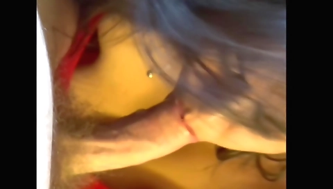 Indian milf fucks her body on the bed in amateur porn