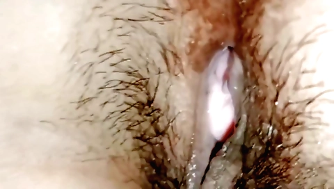 Hairy indian girl shows us her hairy pussy and pussy