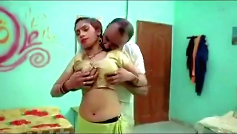 Hot brunette is getting fucked in the sexiest position