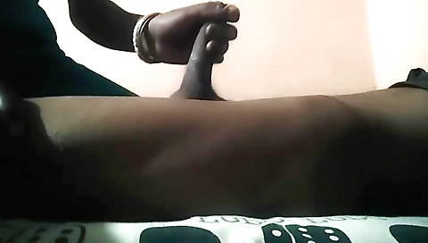Indian hottie with natural tits makes herself wet in a homevid