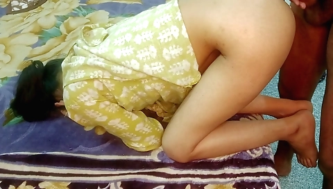 Indian brunette with a nice ass and a nice ass fucked