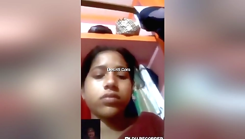 Indian woman is fingering herself from behind on webcam