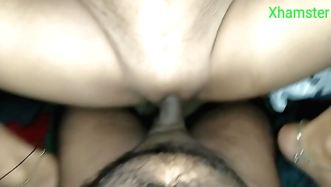 Indian steamom with a steaming ass riding stepson's cock