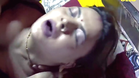 Indian milf with big tits and a fat ass fucking old man