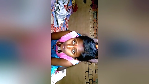 Indian girl in a hot black lingerie gets fucked in the bed