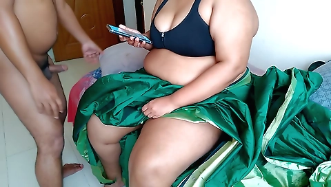 Cute girl with a sexy green dress fucked on her bed 07