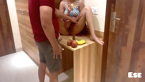 Indian amateur girl with big tits fucked on webcam