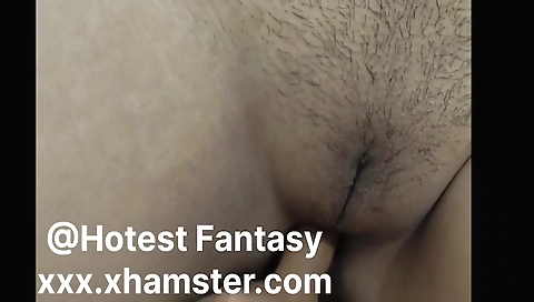 Indian hairy pussy in a handjob and fingered pov clip