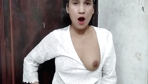 Indian beauties made solo video with me in her bedroom
