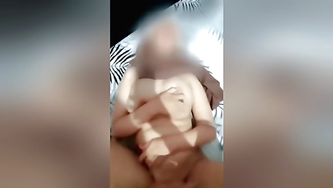 Real porn video of a real blonde milf with a big booty