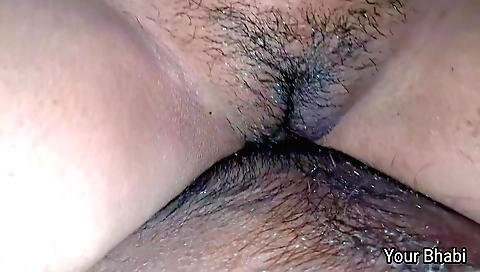 Indian girl in sexy outfit plays with pussy in POV