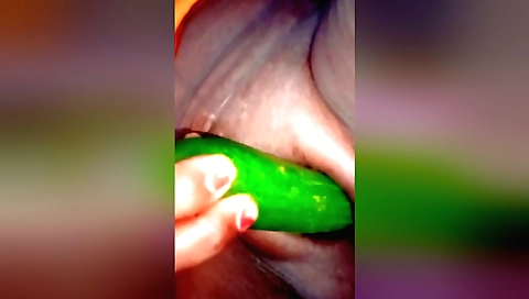 Indian teen with an ass got fucked with a cucumber