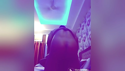 Amateur couple is doing some sexy thing on web camera