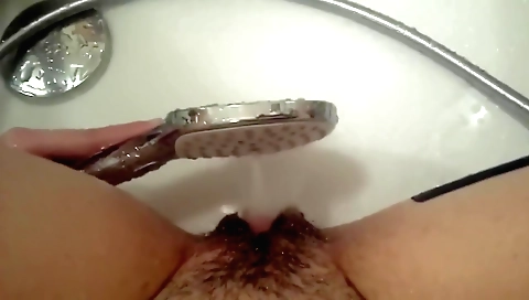 Hairy indian solo girl is doing it with her fingers