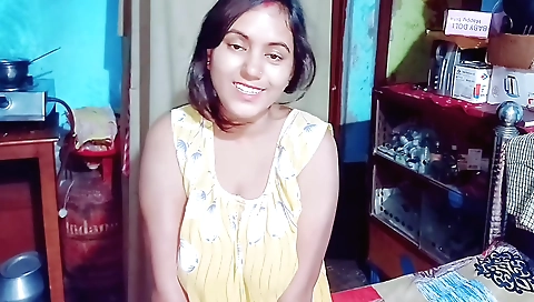 Hindu stepsister fucks her stepson in the missionary position