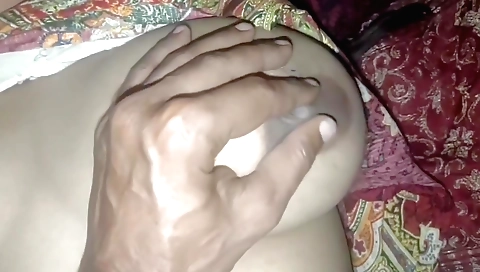 Young stepbrother fucks wife in bed in amateur pov