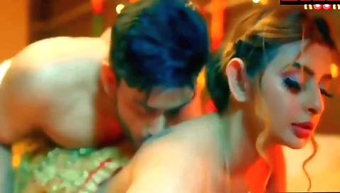 Busty Indian MILF gets her first boyfriend's dick in her mouth