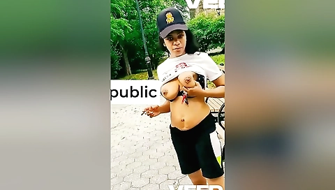 Indian naked girl outdoors wearing big boob panties