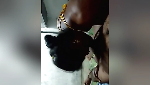 Indian girlfriend gets her pussy fucked and rubbed