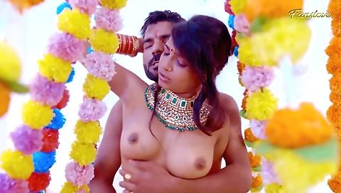 Indian babe with small tits fucked and her pussy licked