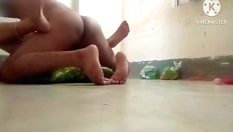 Indian amateur girl with big ass gets a dick inside her