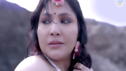 Busty indian brunette with a nice ass and hairy pussy