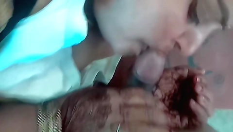 Amateur brunette teen 18+ with big tits sex with stepdad