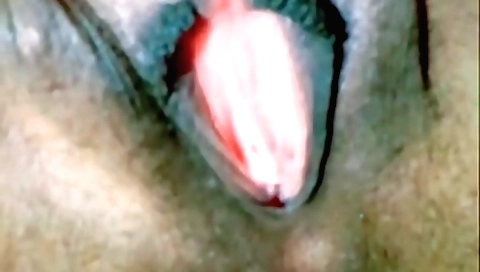 Hot brunette amateur fingering and hairy pussy action
