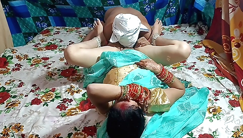 Indian wives gets deep throated and anal fucked by hubby